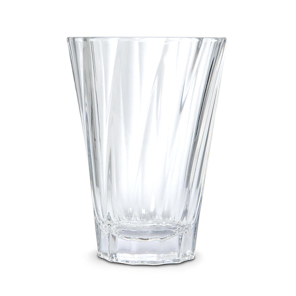 כוס לאטה 360 מ״ל ״טוויסטד״ מקולקציית לוברמיקס אורבן גלאס - Loveramics Urban Glass 