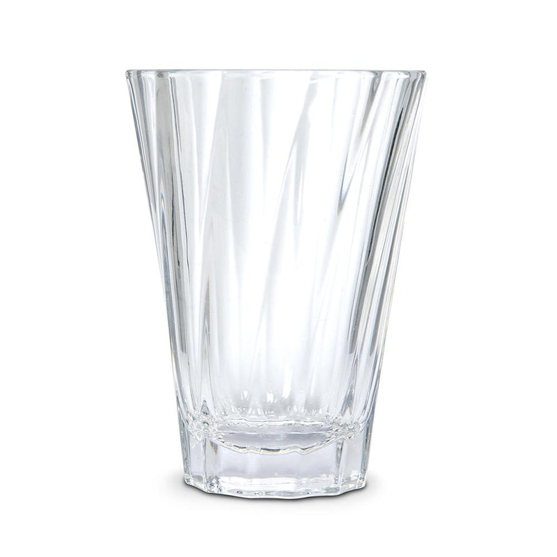 דוגמת כוס - שישיית כוסות טוויסטד זכוכית שקופה מקולקציית אורבן גלאס - Urban Glass