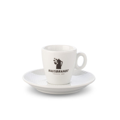 כוס אספרסו עם תחתית בצבע לבן 70 מ"ל - האוסברנדט - Hausbrandt