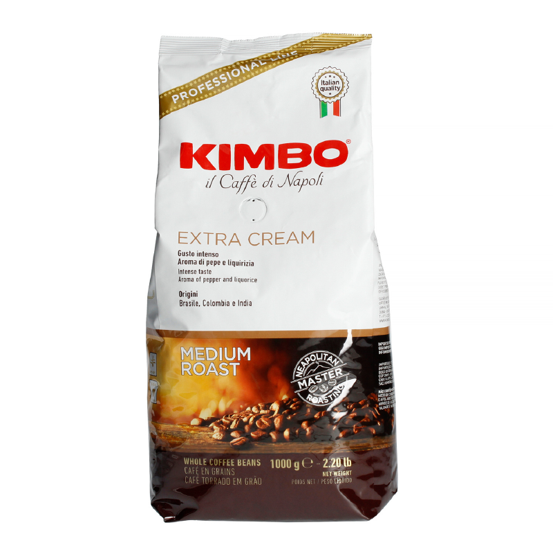 1 ק"ג פולי קפה קימבו אקסטרה קרם - Kimbo Extra Cream