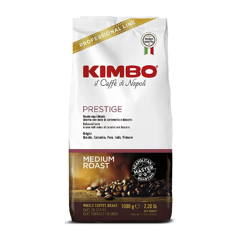 1 ק"ג פולי קפה קימבו פרסטיז' - Kimbo Prestige