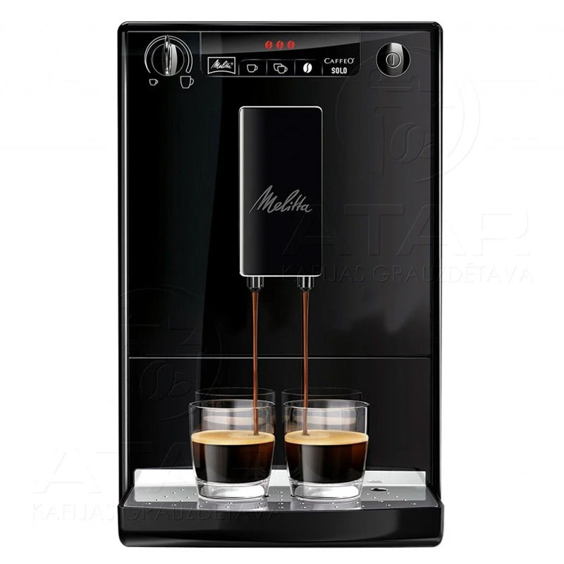 מכונת קפה אוטומטית מליטה סולו בצבע שחור טהור - Melitta Caffeo Solo Pure Black