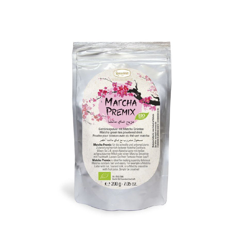 חליטת תה - רונפלדט מאצ׳ה פרה-מיקס אורגני - Ronnefeldt Matcha Pre-Mix