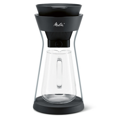 מכונת קפה פילטר ידנית אמנו מליטה בצבע שחור-כסף - Melitta AMANO Filter Coffee Machine Black-Silver