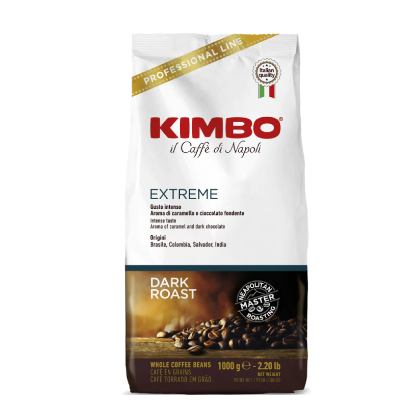 1 ק"ג פולי קפה קימבו אקסטרים - Kimbo Extreme